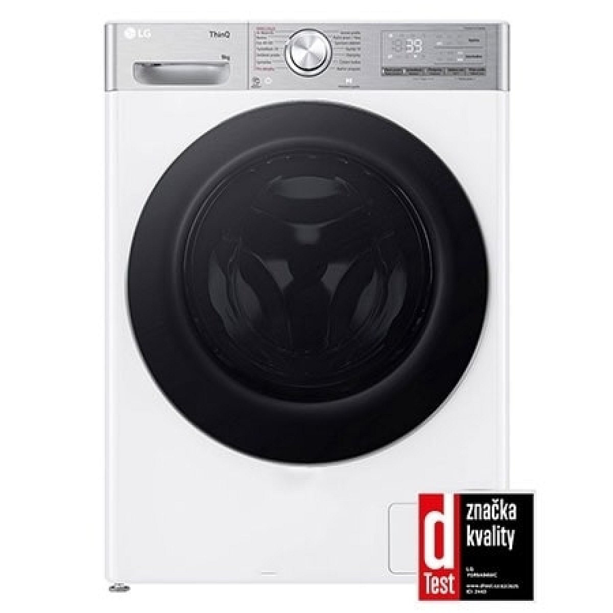 Parní pračka LG - 9 kg - A - 1400 ot./min - Direct Drive™ - AI DD™ -Bílá