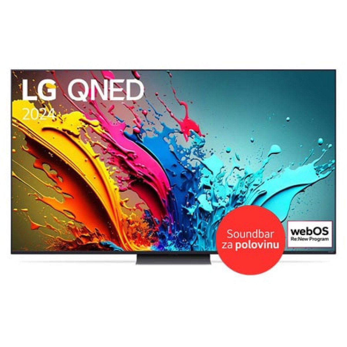 65"-LG QNED AI- QNED86- 4K Smart TV- webOS24