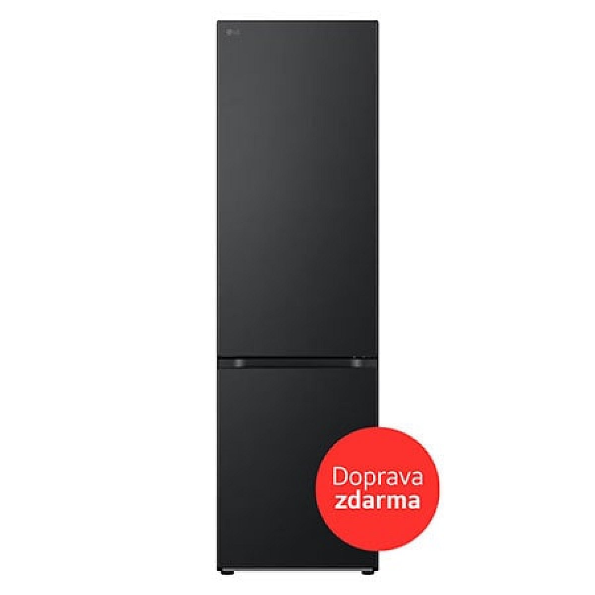 Kombinovaná chladnička LG - B - 387 l - Smart Invertorový kompresor - Černá/šedá