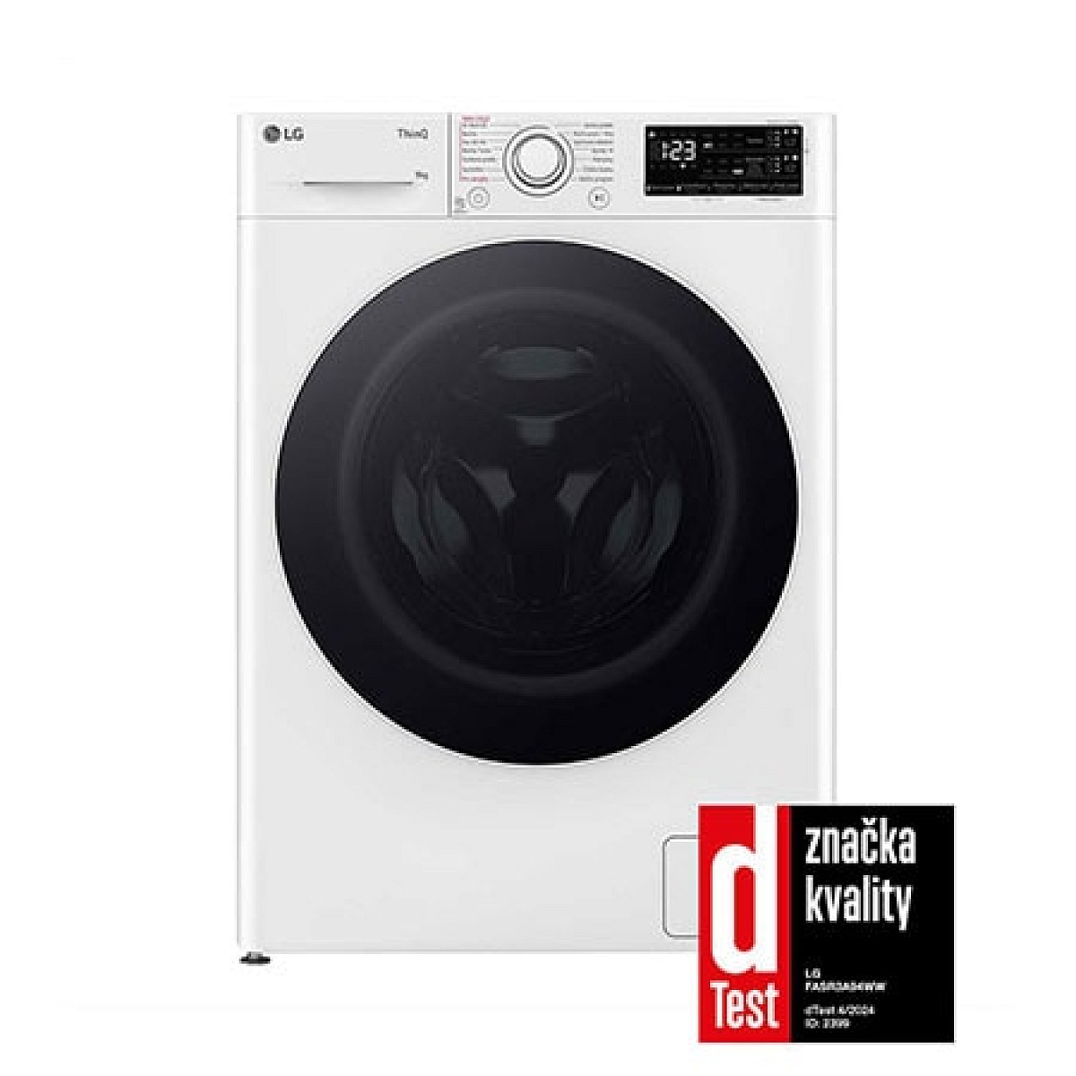 Parní pračka LG - 9 kg - A - 1400 ot./min - Direct Drive™ - AI DD™ -Bílá