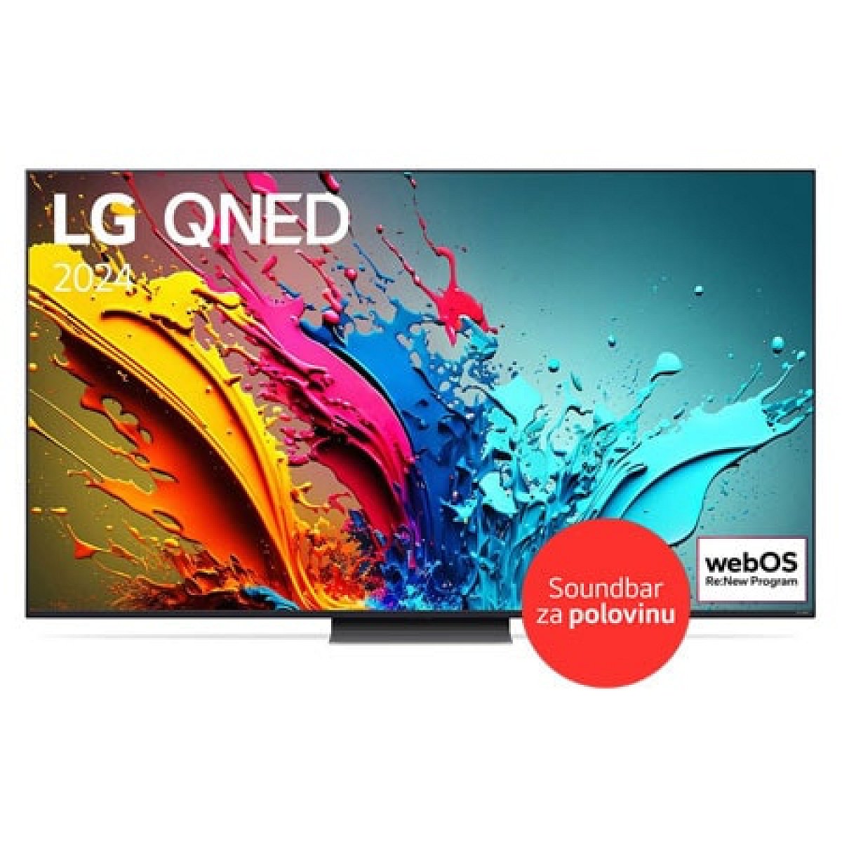 75"-LG QNED AI- QNED87- 4K Smart TV- webOS24