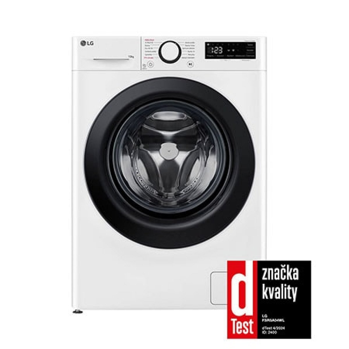 Parní pračka LG - 10 kg - A - 1400 ot./min - Direct Drive™ -Bílá
