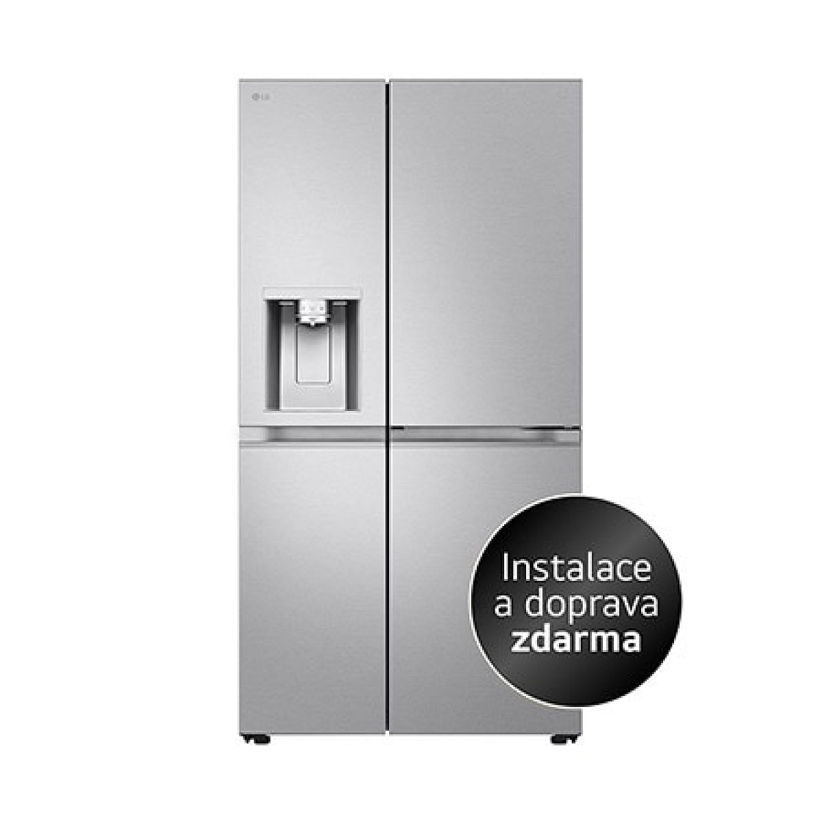 Americká chladnička LG - C - 628 l - DoorCooling+™ - UVnano™-Kovová Sorbet