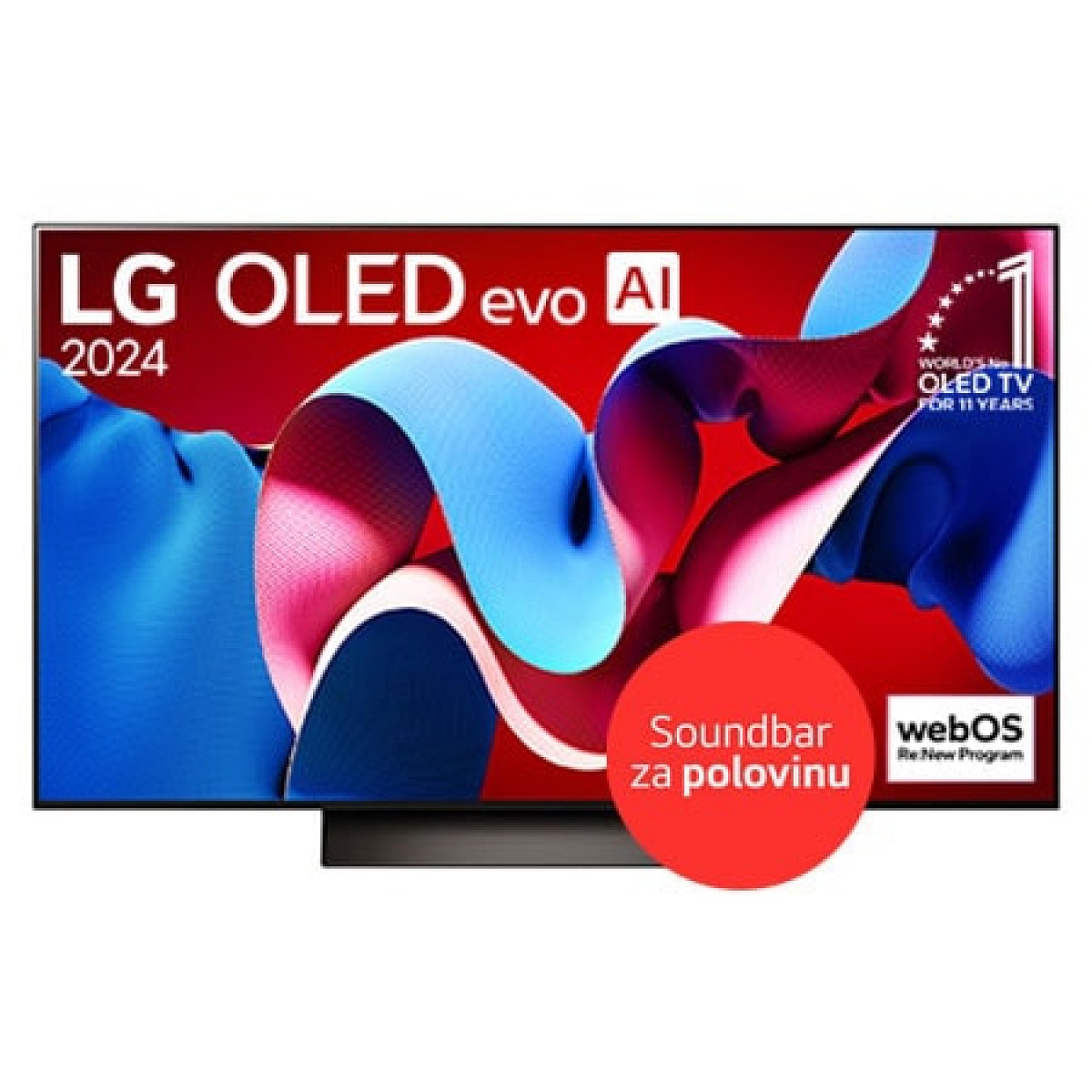 48"-LG OLED evo AI-C4 4K Smart TV- OLED48C4