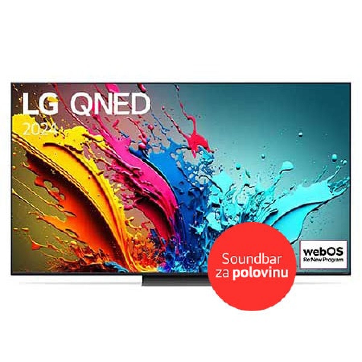 75"-LG QNED AI- QNED86- 4K Smart TV- webOS24