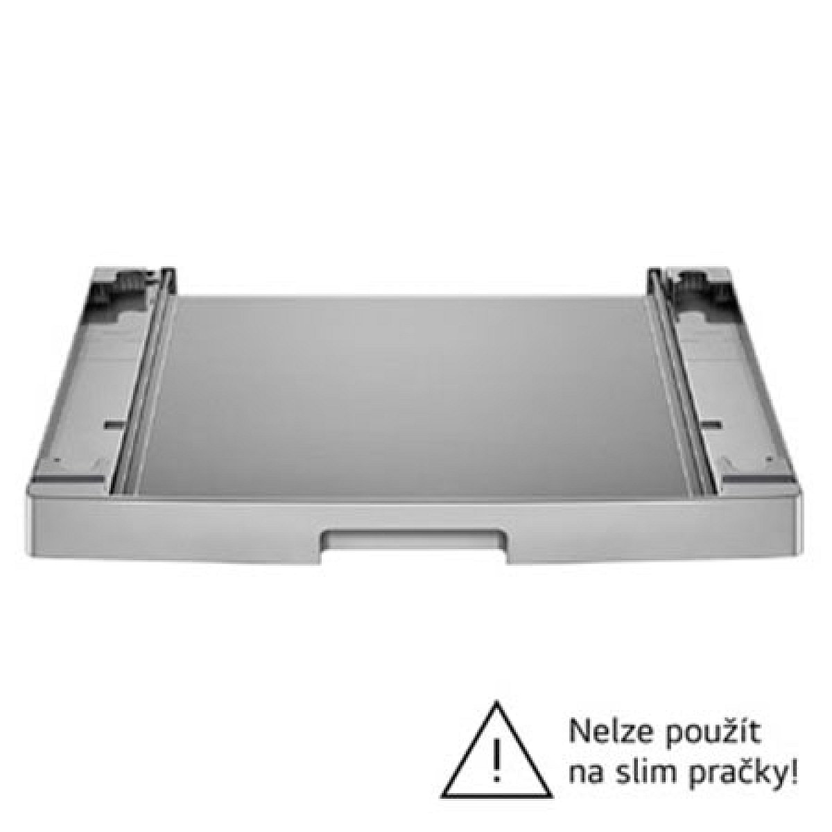 Mezikus pro pračky LG s hloubkou 55 - 65 cm - DSKSS - Spojovací díl pro pračku a sušičku s výsuvem - Stříbrná