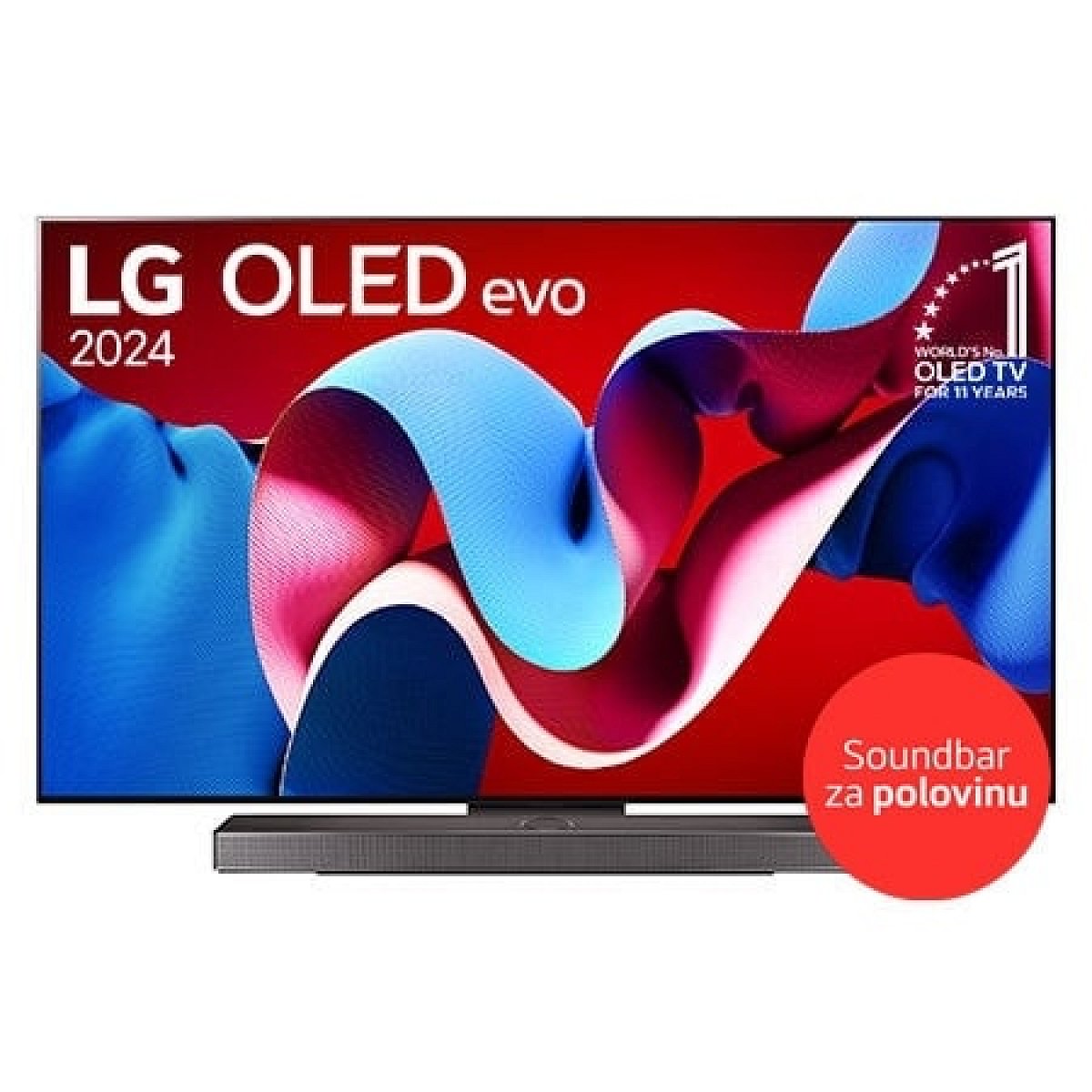 77"-LG OLED evo AI-C4 4K Smart TV- OLED77C4